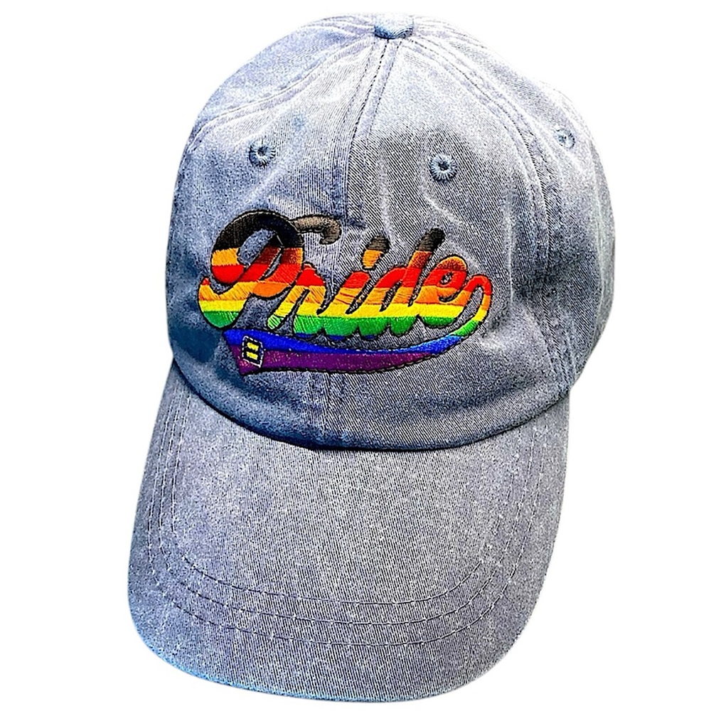 Pride Ball Cap Denim Hat Equality Gift Set New